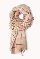 Thumbnail for your product : Forever 21 Cozy Plaid Fringed Scarf