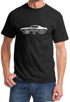 Thumbnail for your product : Maddmax Car Art 1970-72 Pontiac GTO Judge Muscle Car Classic Outline Design Tshirt XL Grey
