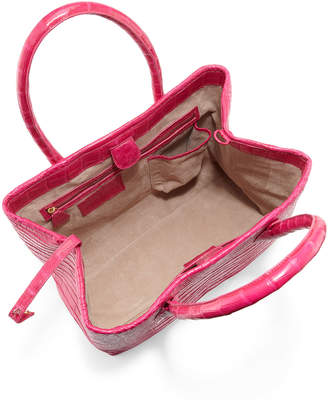 Nancy Gonzalez Crocodile Medium Convertible Tote Bag, Pink/Multi