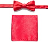 Thumbnail for your product : Apt. 9 Men's Solid Pre-Tied Bow Tie & Pocket Square