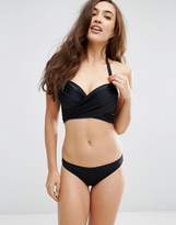 Thumbnail for your product : ASOS FULLER BUST Mix and Match Cross Front Wrap Bikini Top DD-G