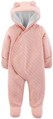 baby carter's sherpa bunting pram