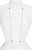 Thumbnail for your product : Judith Jack 'Blue Sea' Long Station Necklace