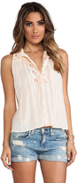 Thumbnail for your product : Free People Lace Inset Collar Top