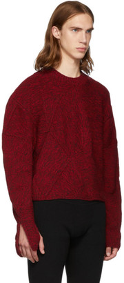 Judy Turner Red Merino Wool Crush Sweater