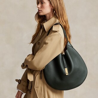 Ralph Lauren Polo ID Large Leather Shoulder Bag - ShopStyle
