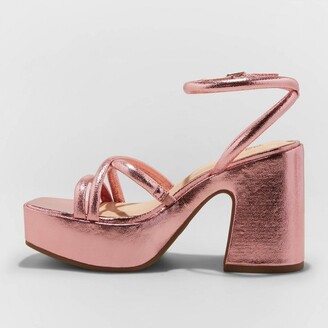 target rose gold heels