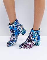 Thumbnail for your product : ASOS Design RAINBOW Sequin Ankle Boots