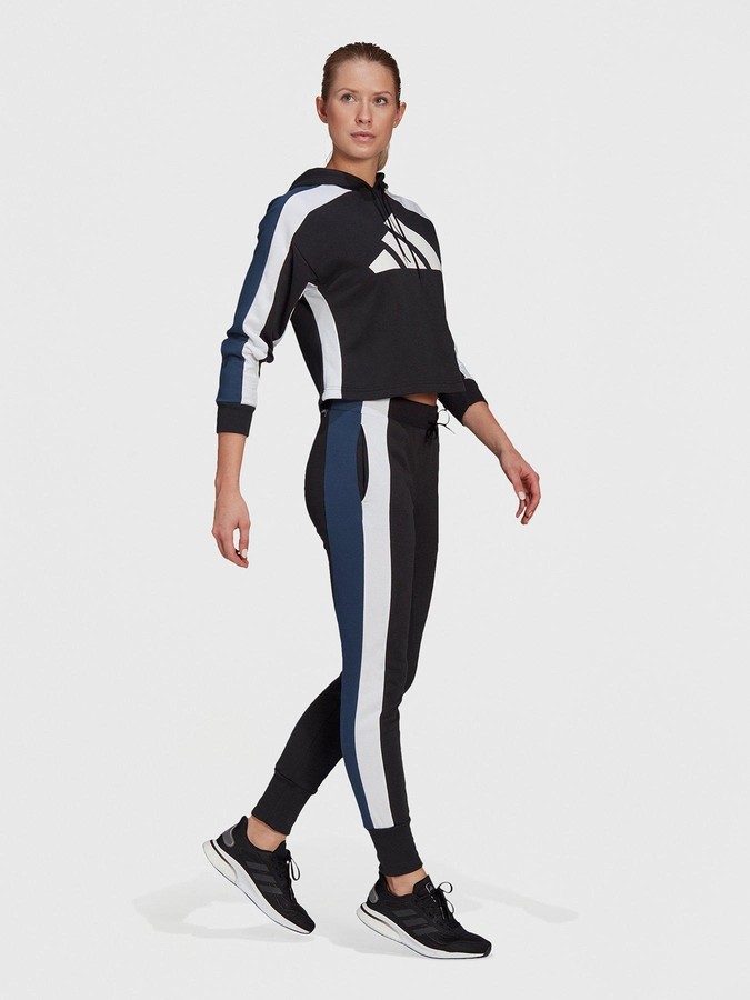 adidas Big Logo Tracksuit - Black - ShopStyle Activewear