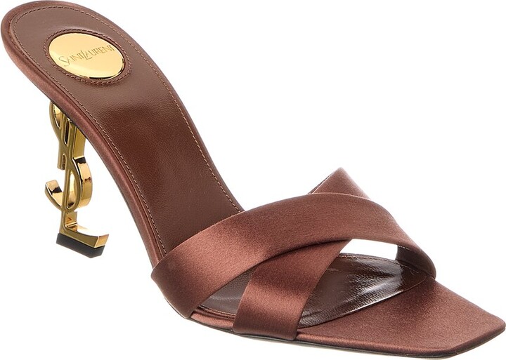 Saint Laurent Opyum 85 Satin Sandal