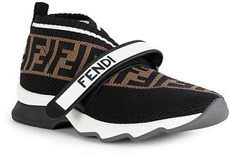 Fendi Rockoko Knit Sock Sneakers