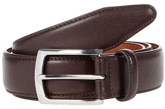 mens burgundy dress belt