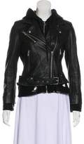 Thumbnail for your product : IRO Sequined Leather Jacket