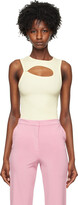 Thumbnail for your product : REMAIN Birger Christensen Yellow Cutout Tank Top