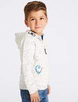 Thumbnail for your product : Marks and Spencer Cotton Rich Hooded Top (3 Months - 7 Years)