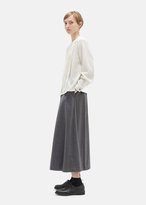 Thumbnail for your product : Blue Blue Japan Saxony Wool Hakama Pants Grey Size: Medium