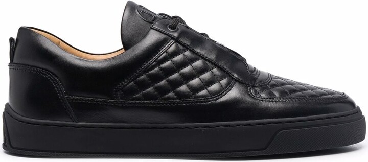 Leandro Lopes Quilted-Finish Low Top Sneakers - ShopStyle Trainers ...