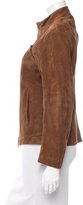 Thumbnail for your product : Brunello Cucinelli Suede Long Sleeve Jacket