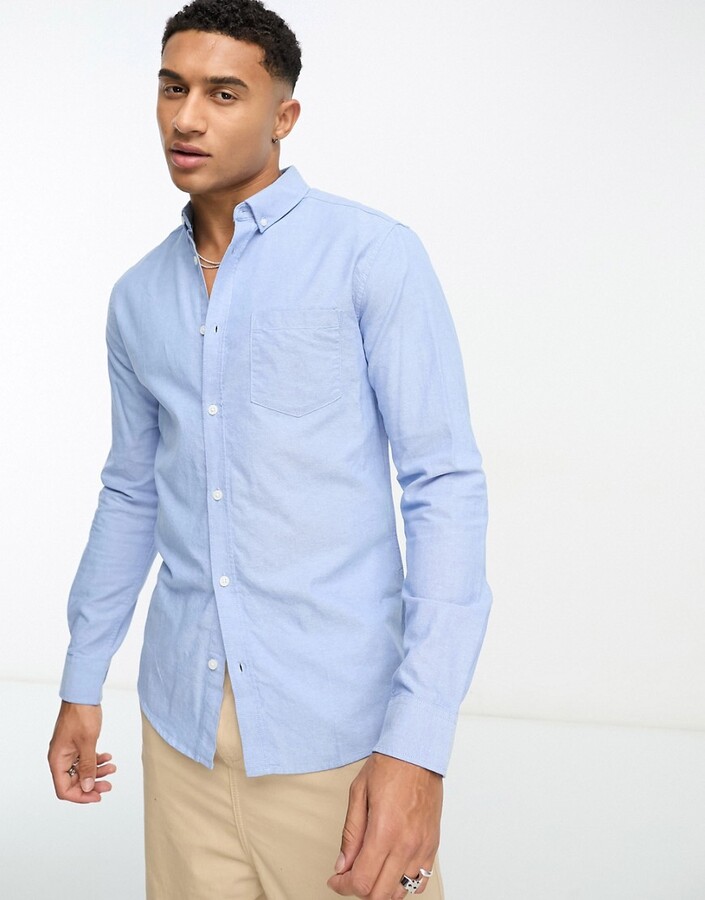 ONLY & SONS Men's Blue Shirts | ShopStyle