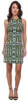 Thumbnail for your product : London Times T1118M Abstract Sheath Cotton Dress