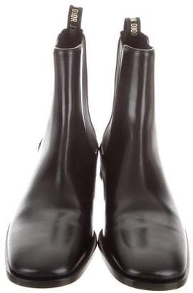 Christian Dior Leather Chelsea Boots
