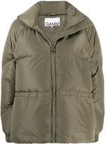 Thumbnail for your product : Ganni Oversized Zipped Puffer Jacket