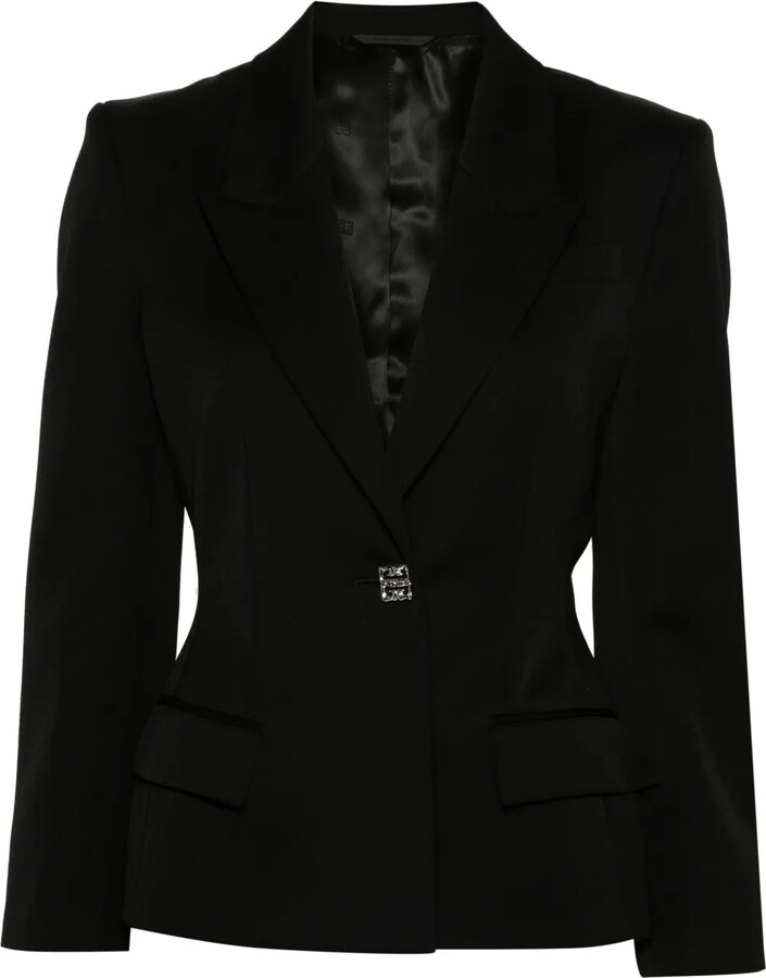 Givenchy 4G Liquid-button wool blazer