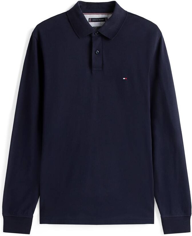Tommy Hilfiger 1985 regular long sleeve polo in navy