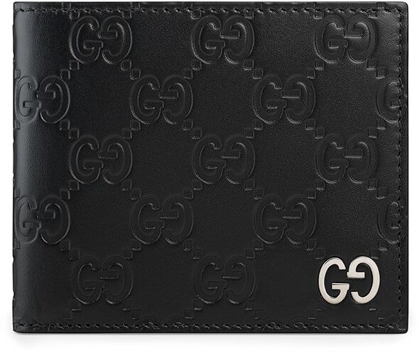 Gucci Web GG Supreme wallet  Mens accessories, Gucci wallet on chain,  Leather bifold wallet