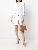 Thumbnail for your product : Elisabetta Franchi Button-Embellished Blazer Dress
