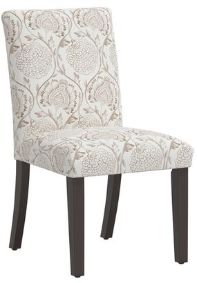 One Kings Lane Shannon Side Chair - Ranjit Floral - Natural/Floral Sage
