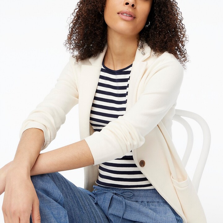 J.Crew Factory Women's Petite Schoolboy SweaterBlazer ShopStyle