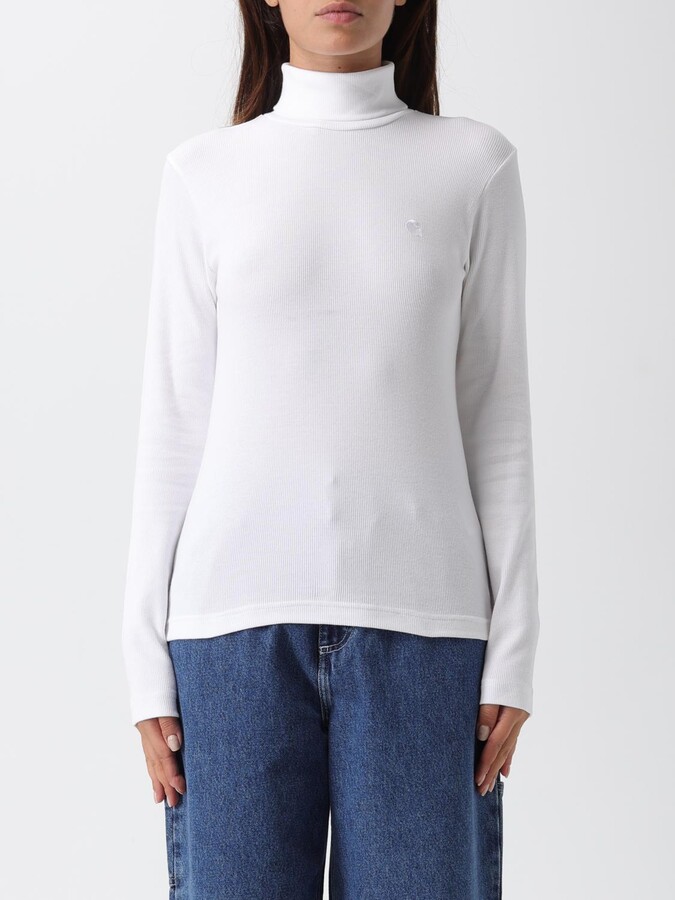 Carhartt Work In Progress Sweater Woman color White