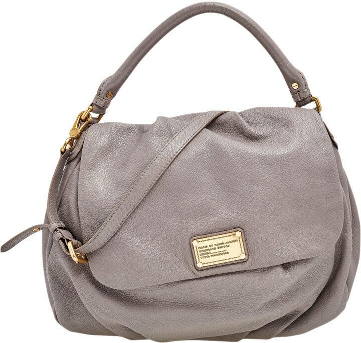 marc jacobs saddle bolsa grey