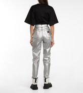 Thumbnail for your product : Dolce & Gabbana Amber distressed jacquard-pocket jeans