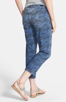 Thumbnail for your product : KUT from the Kloth 'Gwen' Camo Print Crop Jeans (Blue)