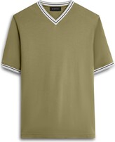 Thumbnail for your product : Bugatchi Contrast Trim Cotton T-Shirt