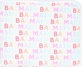 Thumbnail for your product : Balmain White Blanket For Baby Girl Eith Colorful Logo