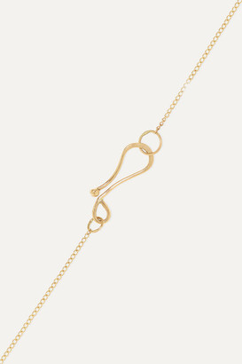Melissa Joy Manning Net Sustain 14-karat Gold Turquoise Necklace