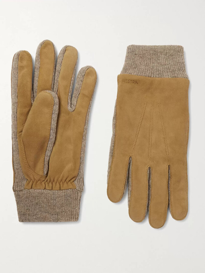 Hestra Geoffrey Suede Gloves - ShopStyle