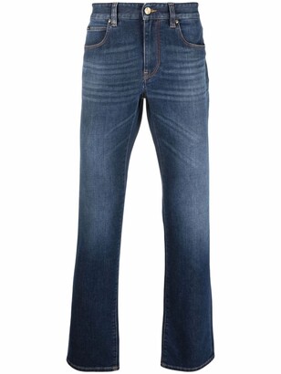 Ermenegildo Zegna Slim-Cut Straight-Leg Jeans
