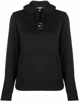 Tommy Jeans Logo-Embroidered Cotton Hoodie