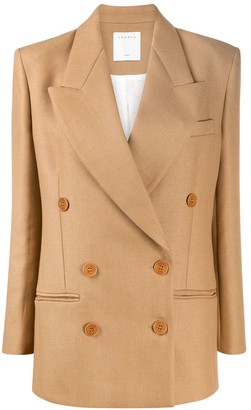 sandro camel blazer