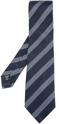 Ermenegildo Zegna striped tie - men - Silk - One Size