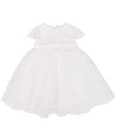 Thumbnail for your product : Sarah Louise Tulle Christening Dress With Lace Bolero Colour: WHITE, S