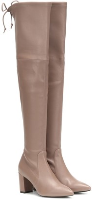 stuart weitzman beige boots