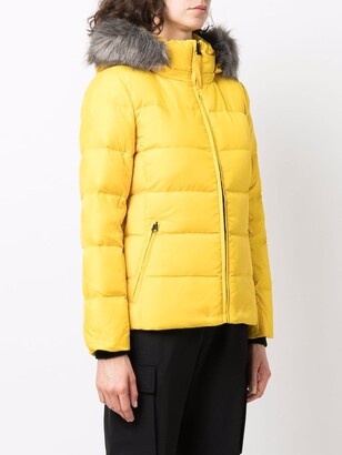 Calvin Klein Faux-Fur Hood Padded Jacket