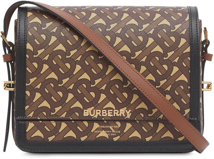 burberry monogram print crossbody wallet