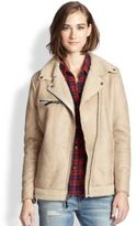 Thumbnail for your product : Current/Elliott Sherpa Faux Shearling Jacket
