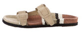 Thumbnail for your product : Pedro Garcia Suede Slides w/ Tags Brown